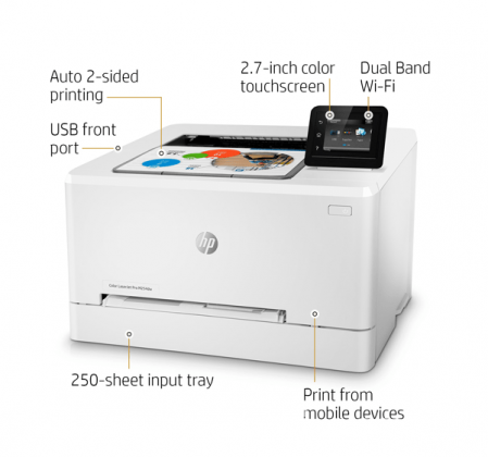 HP Pro M254dw Single Function Color Laser Printer